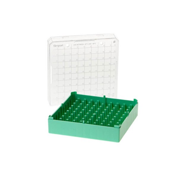 Tube storage box, green